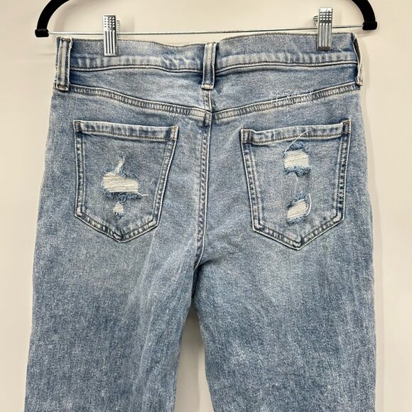 SO Double Stone Acid Wash Ripped Distressed Boyfriend Jeans Size 29 - Picture 3 of 5